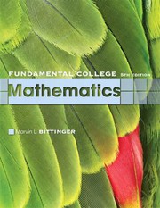 Cover of Fundamental college mathematics by Judith A. Beecher