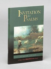 Front cover of Invitation to Psalms by Michael Jinkins