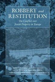 Cover of Robbery and restitution by Martin Dean