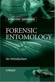 Cover of Forensic Entomology by Dorothy Gennard