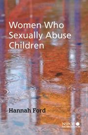 Front cover of Women Who Sexually Abuse Children by Hannah Ford