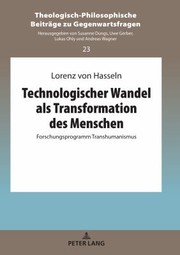 Front cover of Technologischer Wandel Als Transformation des Menschen by Lorenz von Hasseln