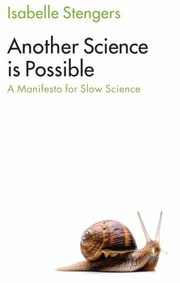 Cover of Another Science Is Possible by Isabelle Stengers