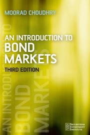 Cover of An Introduction to Bond Markets (Securities Institute) by Moorad Choudhry