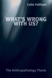 Cover of What's Wrong with Us by Colin Feltham