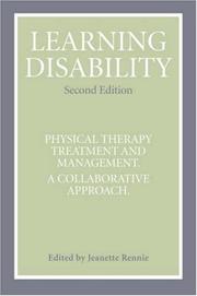 Cover of Learning Disability by Jeannette Rennie