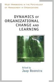 Cover of Dynamics of Organizational Change and Learning by Jaap Boonstra
