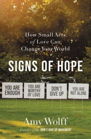 Front cover of Signs of Hope by Amy Wolff