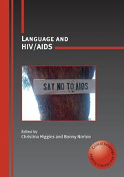 Cover of Language and HIV/Aids by Christina Higgins