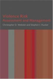 Cover of Violence risk by Christopher D. Webster