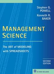 Cover of Management science by Stephen G. Powell