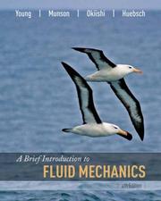 Front cover of A brief introduction to fluid mechanics by Donald F. Young