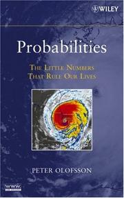 Cover of Probabilities by Peter Olofsson