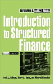 Cover of Introduction to Structured Finance by Frank J. Fabozzi