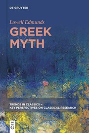 Cover of Greek Myth by Lowell Edmunds