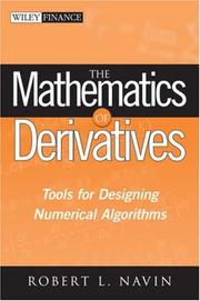 Cover of The mathematics of derivatives by Robert L. Navin