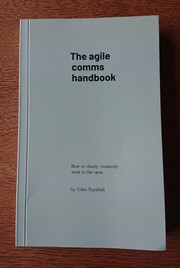 Front cover of The agile comms handbook by Giles Turnbull