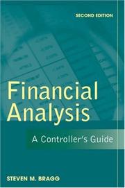 Cover of Financial Analysis by Steven M. Bragg