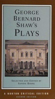 Front cover of George Bernard Shaw's Plays (Major Barbara / Man and Superman / Mrs. Warren's Profession / Pygmalion) by George Bernard Shaw