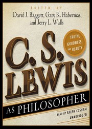 Cover of C.S. Lewis as philosopher by David Baggett