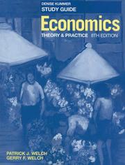 Cover of Economics by Patrick J. Welch