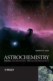 Cover of Astrochemistry by Andrew M. Shaw