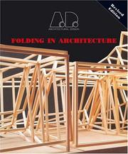 Cover of Folding in Architecture by Greg Lynn