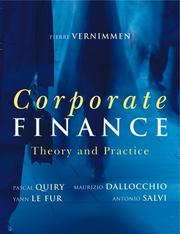 Cover of Corporate finance by Pierre Vernimmen