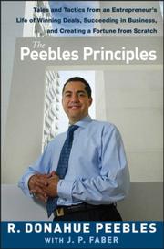 Cover of The Peebles principles by R. Donahue Peebles