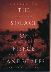 Cover of The solace of fierce landscapes by Belden C. Lane
