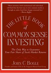 Cover of The Little Book of Common Sense Investing by John C. Bogle