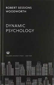 Cover of Dynamic Psychology by Robert Sessions Woodworth