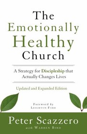 Cover of Emotionally Healthy Church by Peter Scazzero