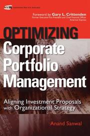 Cover of Optimizing Corporate Portfolio Management by Anand Sanwal
