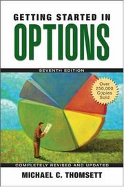 Cover of Getting Started in Options (Getting Started In.....) by Michael C. Thomsett