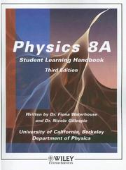 Cover of (WCS)Physics 8a Student Handbook by Yury Kolomensky