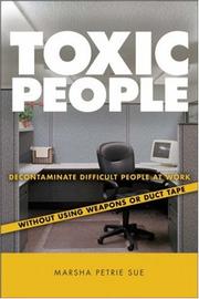 Cover of Toxic People by Marsha Petrie Sue