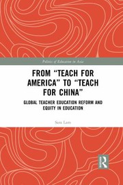 Front cover of From Teach for America to Teach for China by Sara Lam