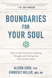 Front cover of Boundaries for your soul by Alison Cook