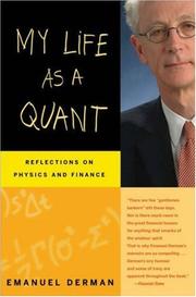 Front cover of My Life as a Quant by Emanuel Derman