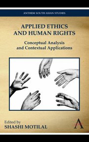 Front cover of Applied ethics and human rights by Shashi Motilal