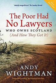 Cover of Poor Had No Lawyers by Andy Wightman