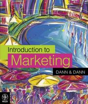 Front cover of Introduction to marketing by Susan J. Dann