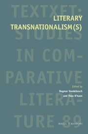Front cover of Literary Transnationalism(s) by Dagmar Vandebosch