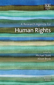Front cover of Research Agenda for Human Rights by Michael Stohl