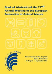 Cover of Book of Abstracts of the 72nd Annual Meeting of the European Federation of Animal Science by Scientific Committee
