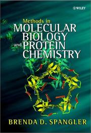Front cover of Methods in molecular biology and protein chemistry by Brenda D. Spangler