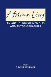 Cover of African lives by Geoff Wisner