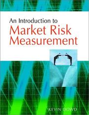 Cover of An Introduction to Market Risk Measurement by Kevin Dowd