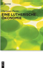 Front cover of Lutherische Ökonomie by Christian Pieritz